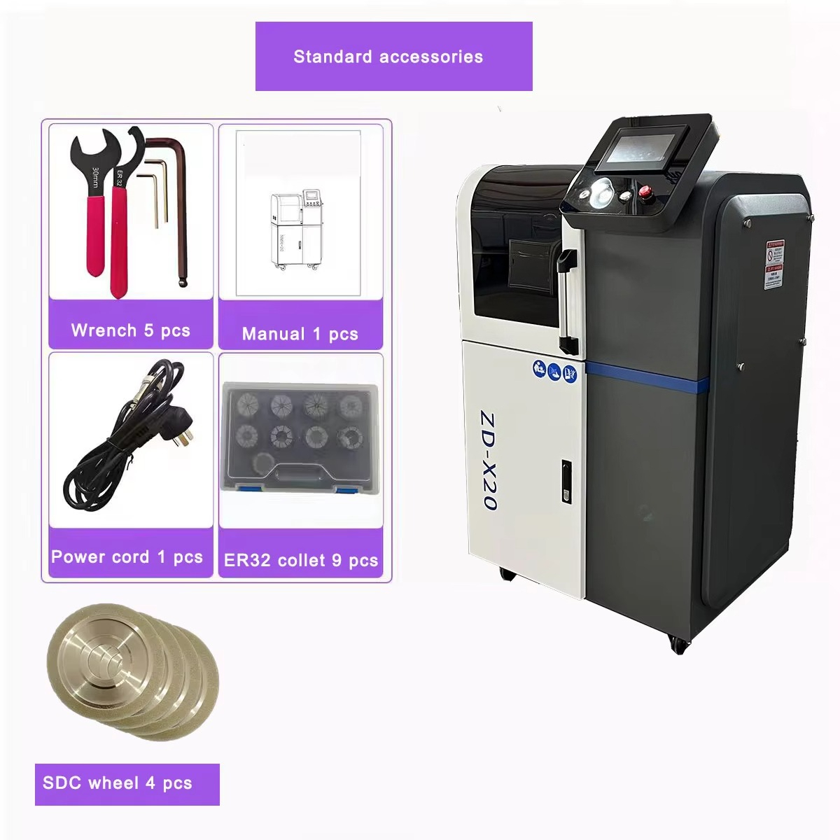 CNC-Fräser-Schleifmaschine ZD- – End Mill Bewertung und Preis