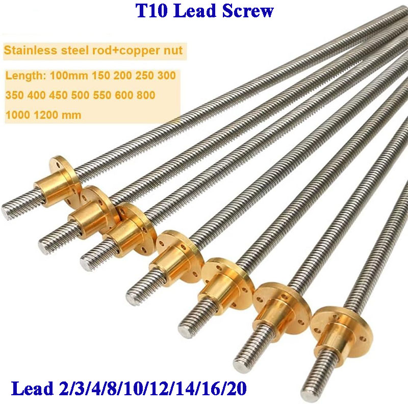 T10 Gewindespindel aus 304 Ede – Lead Screw 8Mm Bewertung und Preis