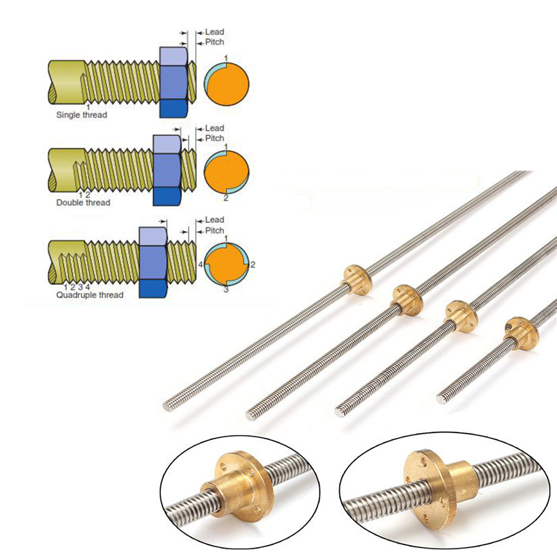 T10 Gewindespindel aus 304 Ede – Lead Screw 8Mm Bewertung und Preis