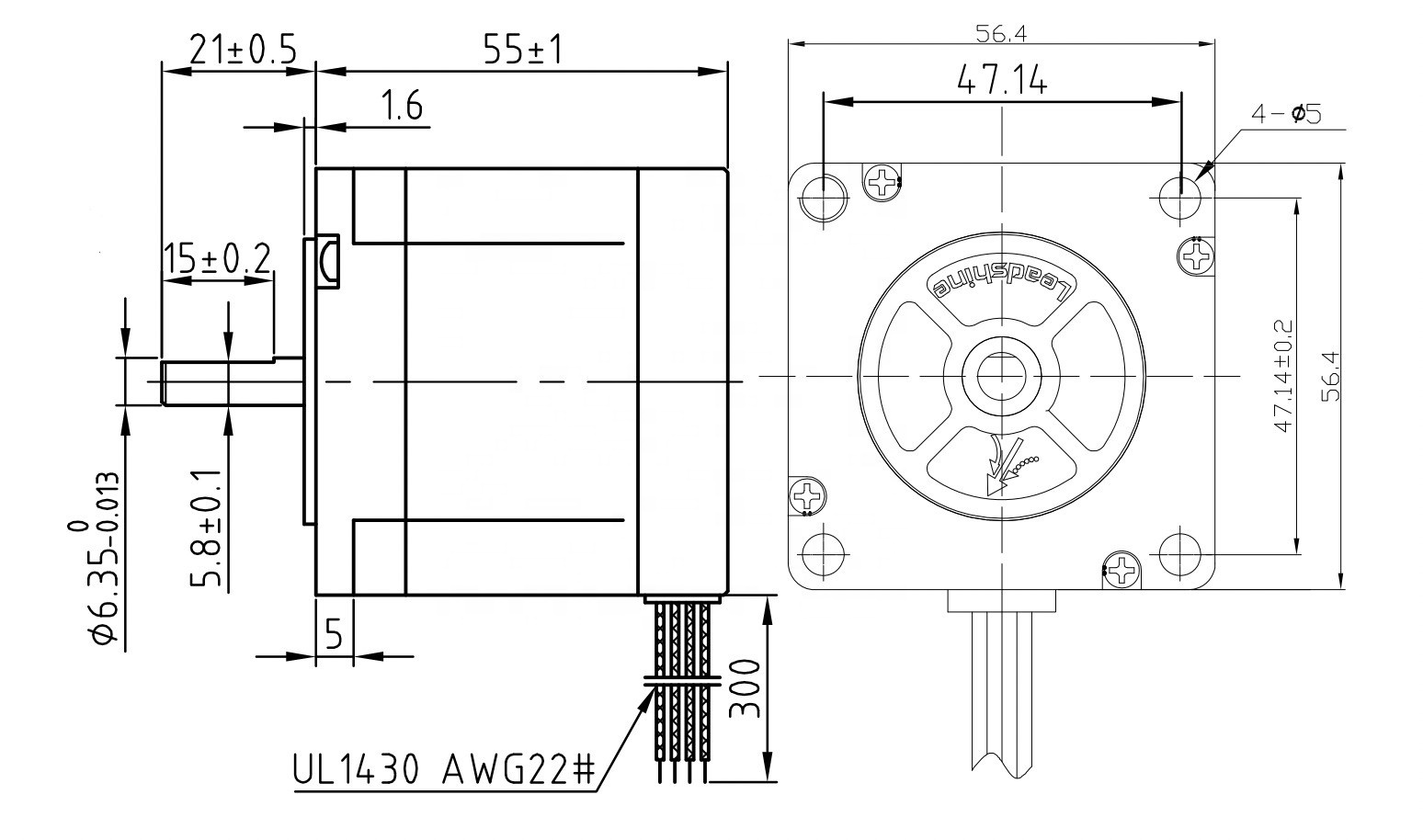 Flythrough 1,8 Grad Hybrid 2-P – Nema23 Stepper Bewertung und Preis