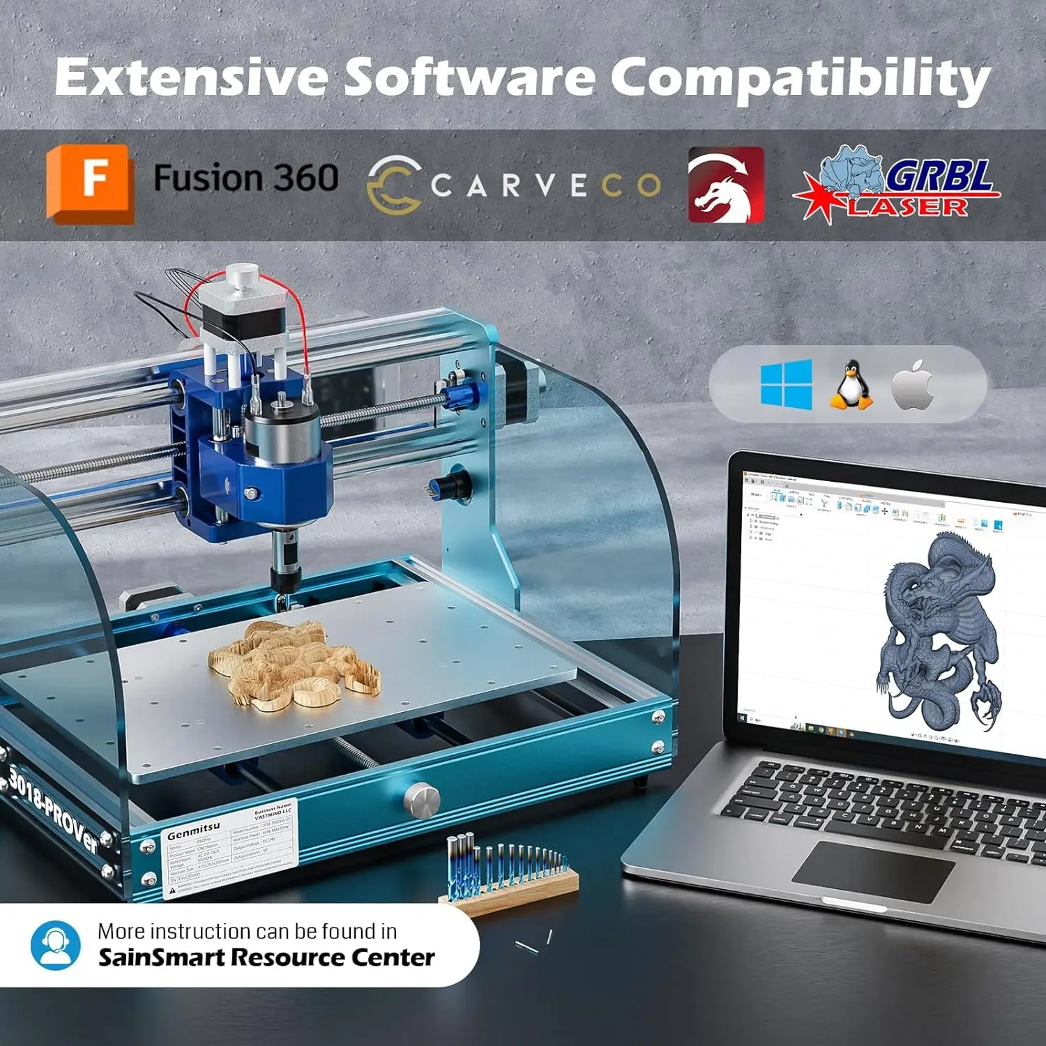 Genmitsu CNC-Fräsmaschine, Arb – 3018 Cnc Bewertung und Preis