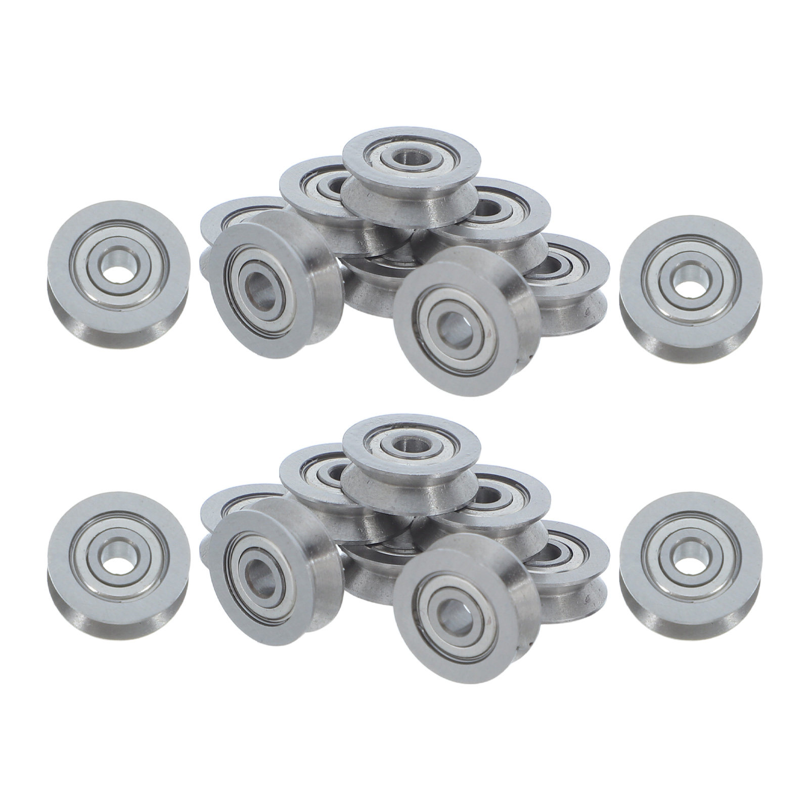 20 Stück V-Nut-Rollenlager aus – Linear Rail Bewertung und Preis
