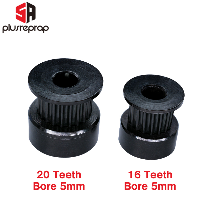 2/5 PCS GT2 16/20 Zähne Schwar – Gt2 Pulley Bewertung und Preis