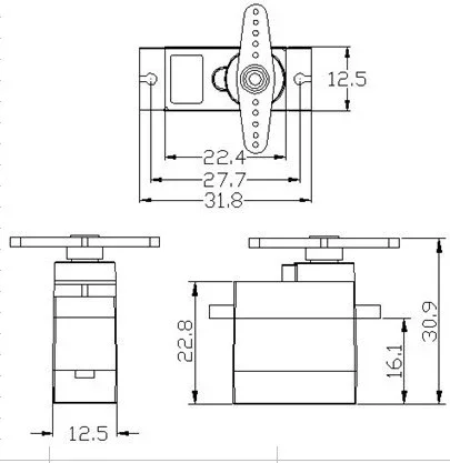 Feetech FT90MR 2kg Mikro-Helik – Servo 9G Bewertung und Preis