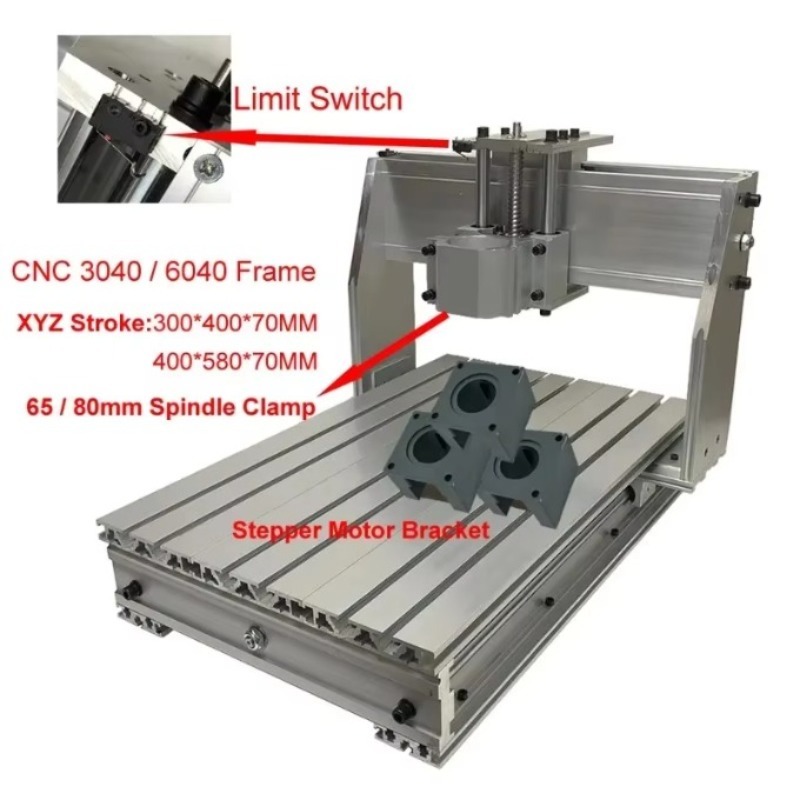 Aluminium CNC 3040 6040 Rahmen – Ball Screw Bewertung und Preis