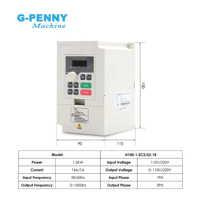 Anpassbare G-PENNY 110V/220V 1 – Spindle Motor Bewertung und Preis
