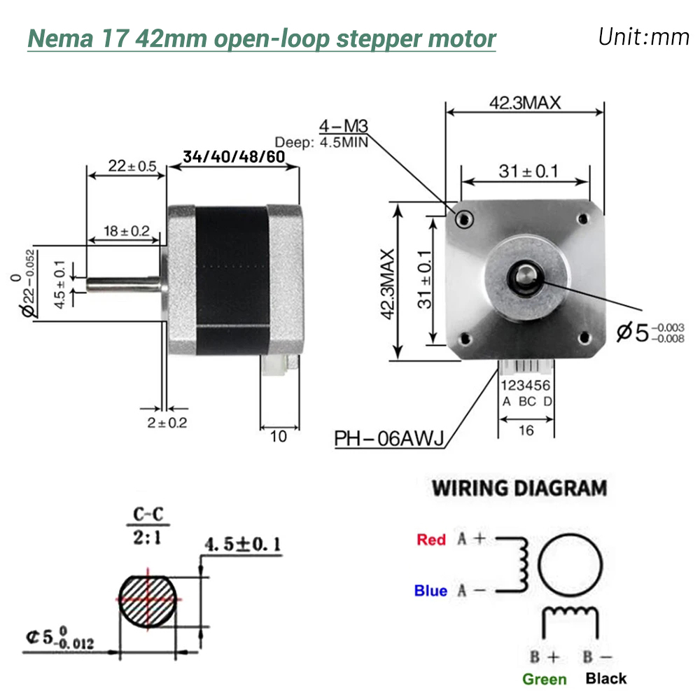 Nema17 Schrittmotor 42 Motor 4 – Stepper Motor Nema17 Bewertung und Preis