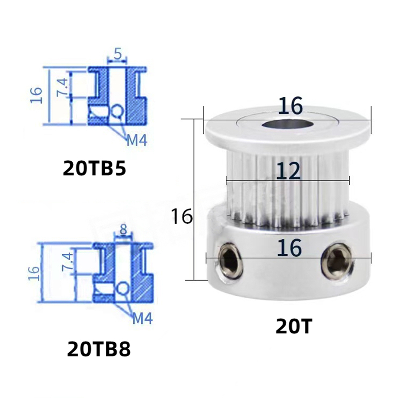 KUFAN 4:1 2GT Zahnriemenscheib – Gt2 Pulley Bewertung und Preis
