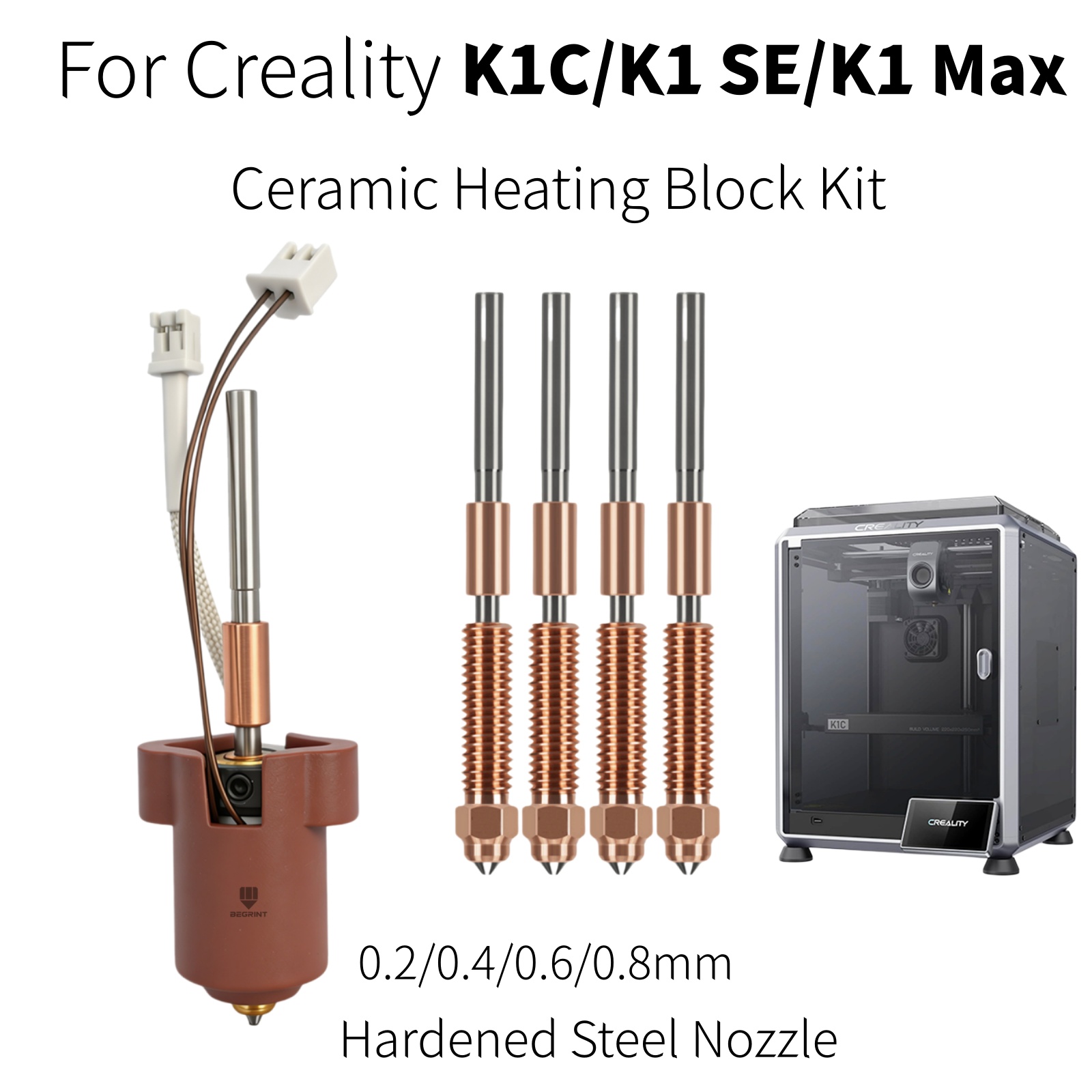 Für Creality K1C K1 MAX Hotend – Aluminium Profile 2020 Bewertung und Preis