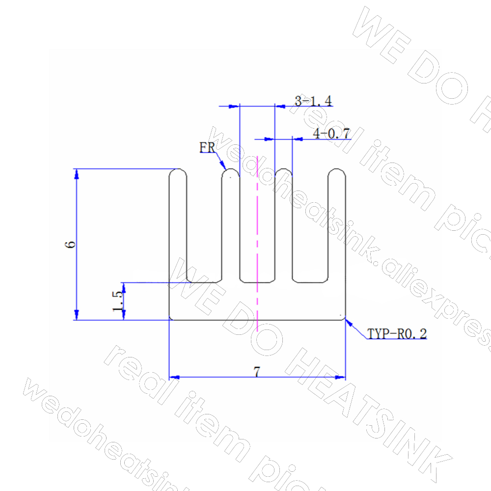 WE DO HEATSINK 50 Stück/Los Wi – Aluminium Extrusion Bewertung und Preis