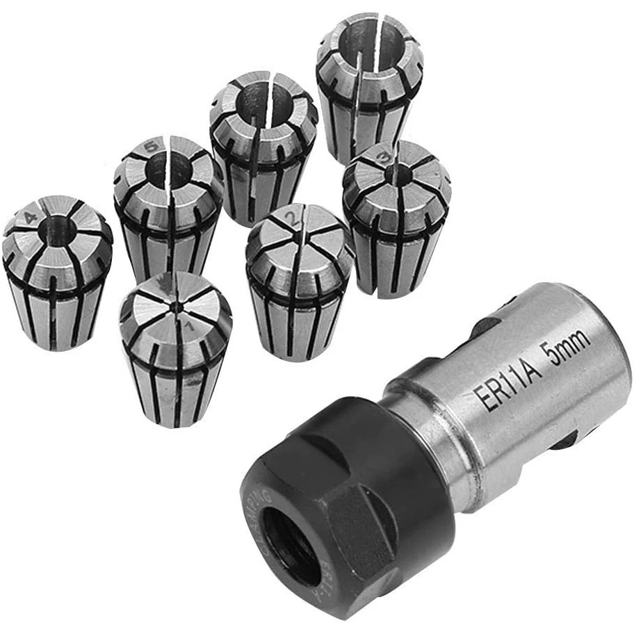 8-teiliges ER11A 1-7mm Spannza – End Mill Bewertung und Preis