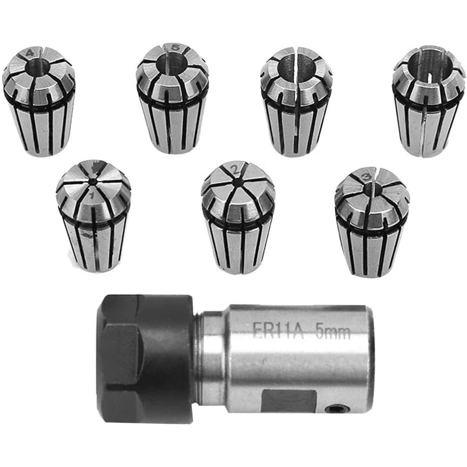 8-teiliges ER11A 1-7mm Spannza – End Mill Bewertung und Preis