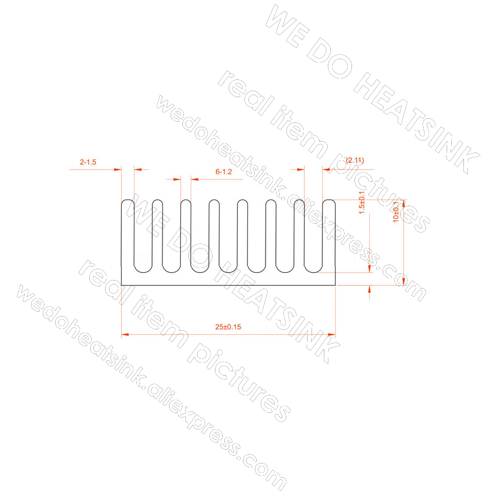 WIR TUN KÜHLKÖRPER 12 stücke 2 – Aluminium Extrusion Bewertung und Preis