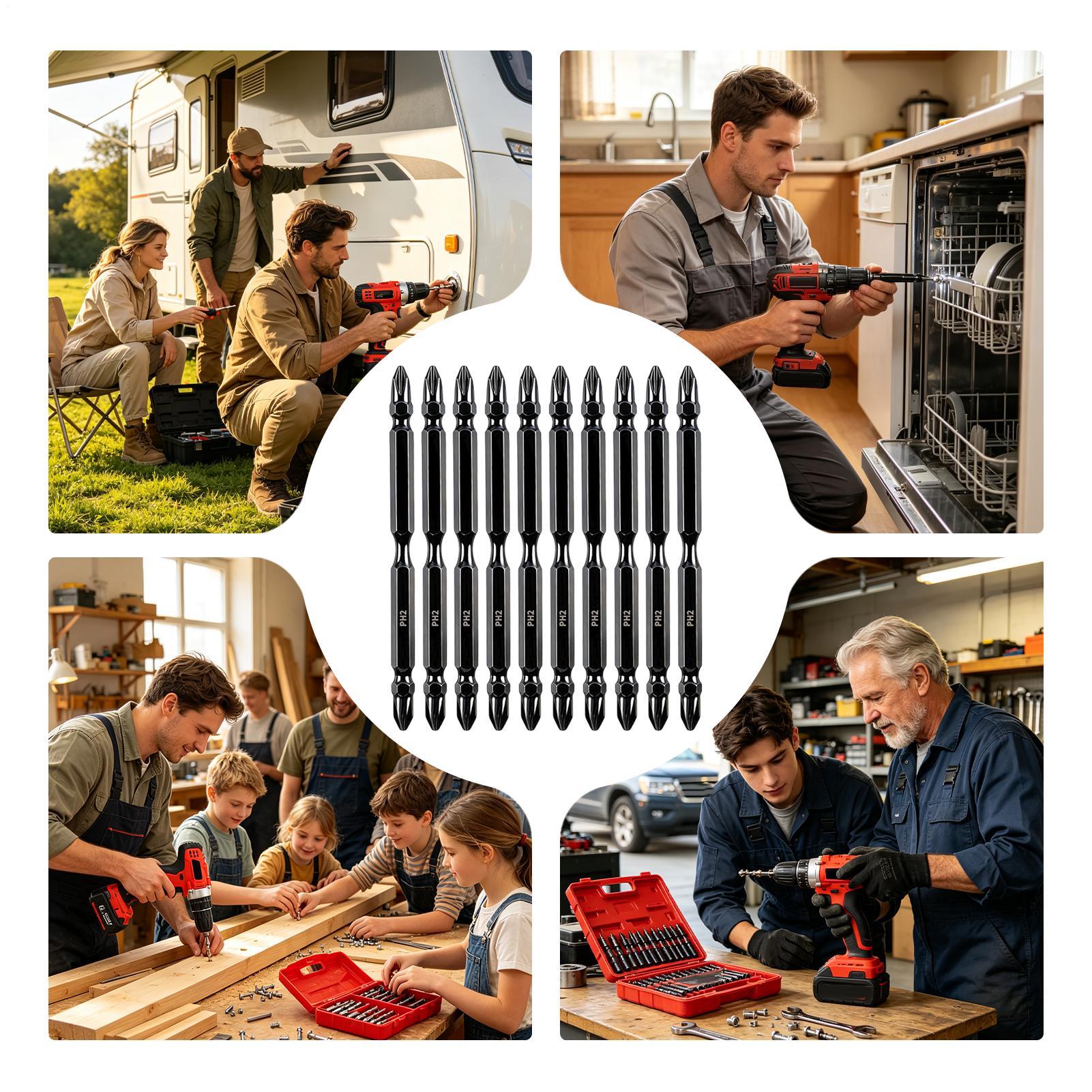 Magnetische Bits, doppelseitig – Drill Bit Set Bewertung und Preis