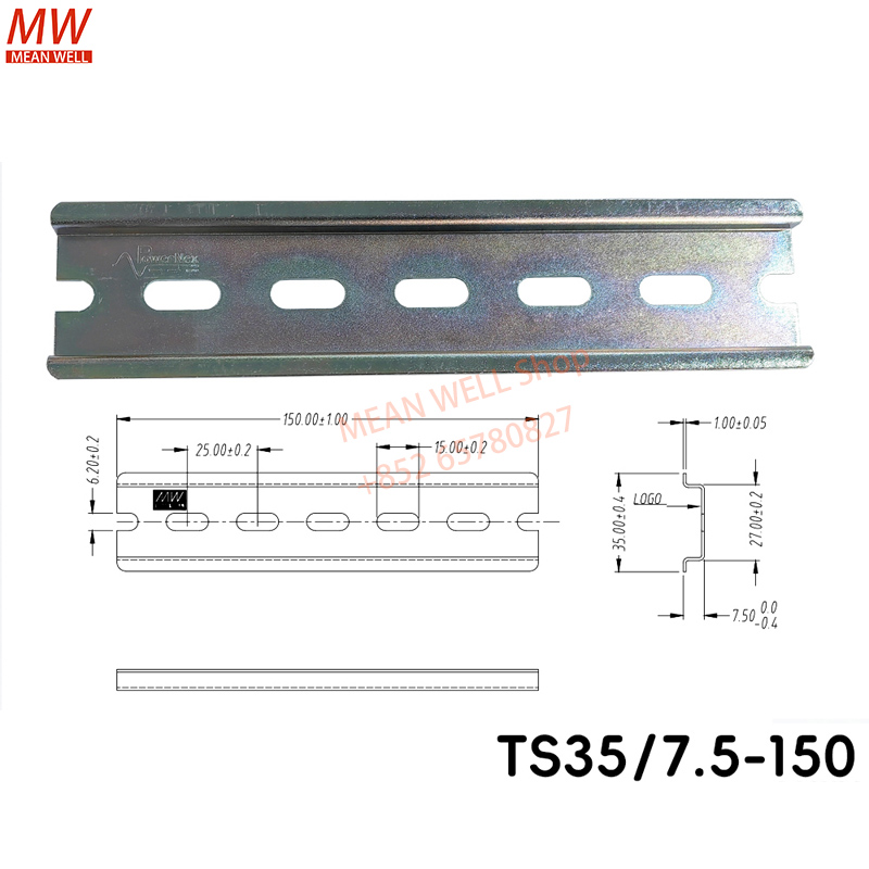 TS35 7,5 mm DIN-Schienenanschl – Lm8Uu Bearing Bewertung und Preis